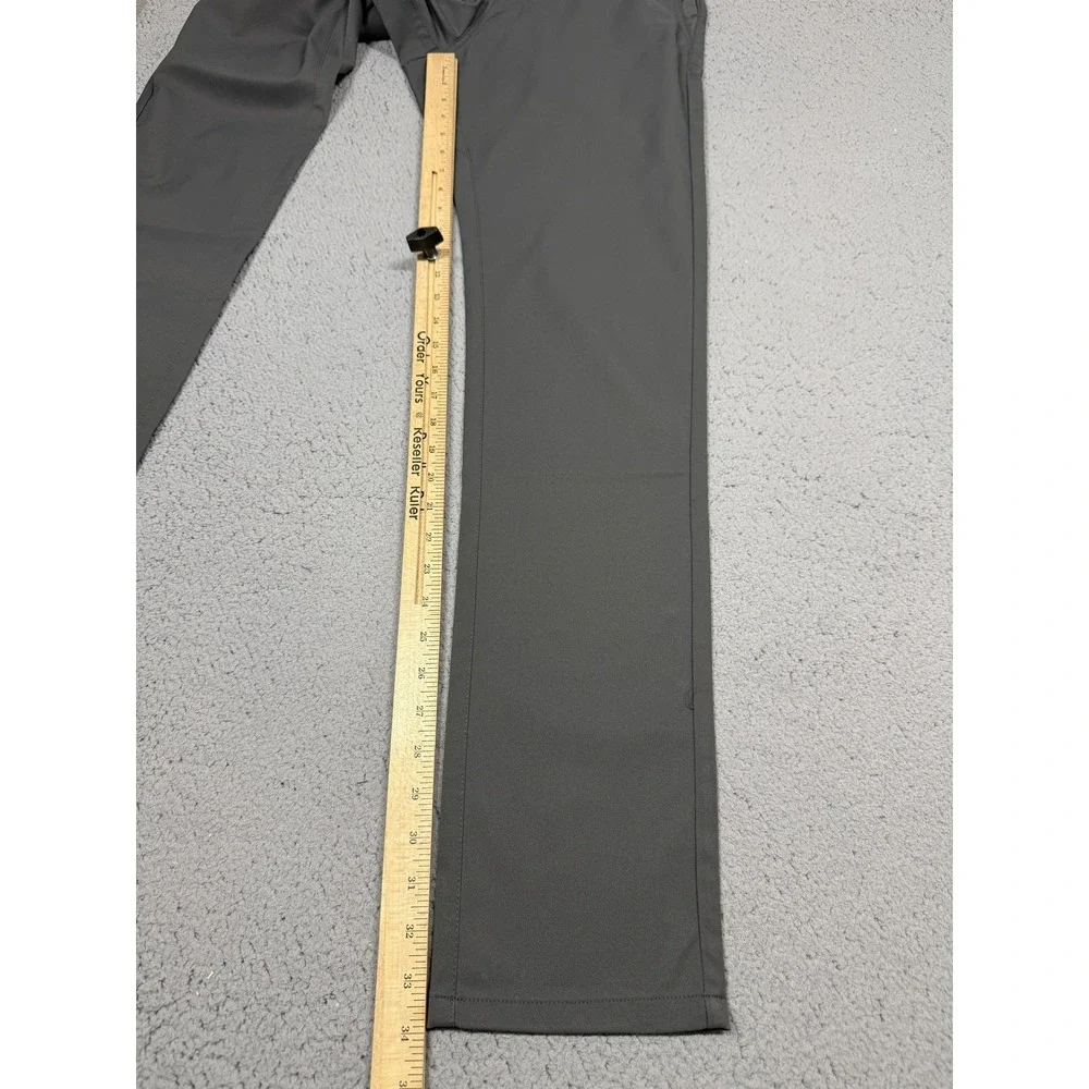 Jack Archer Pants Mens 31x34 Gray Microfiber‎ Stretch Chino Performance Casual